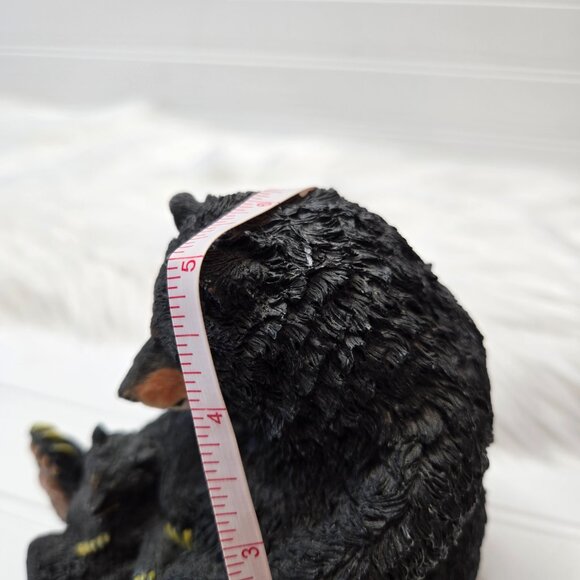 Vintage Mama Bear & Cub Cuddling Playing Figurine Resin 5 X 5.5 X 4” Mother Baby - Picture 7 of 9